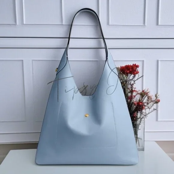 AUTHENTIC COACH LARGE BROOKLYN 39 IN BLUEBELL HOBO HANDBAG - Picture 4 of 8